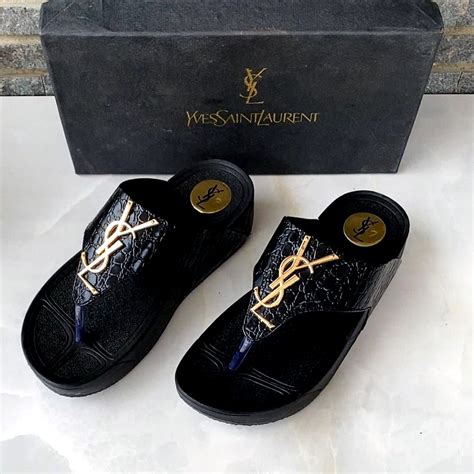 ysl flip flops replica